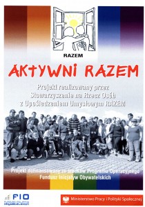 Plakat Aktywni RAZEM!